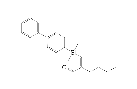 (Z)-2-[(Biphenyl)4-yldimethylsilyl)methylene]hexanal