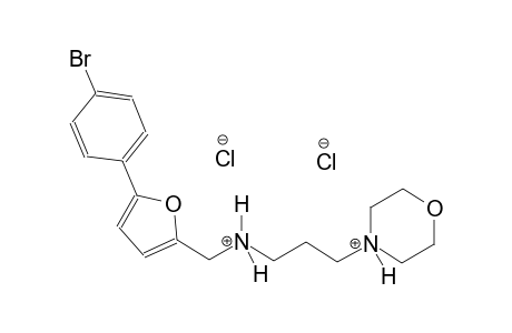 4-[3-({[5-(4-bromophenyl)-2-furyl]methyl}ammonio)propyl]morpholin-4-ium dichloride
