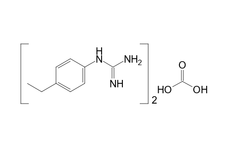 (p-ethylphenyl)guanidine, carbonate(2:1)