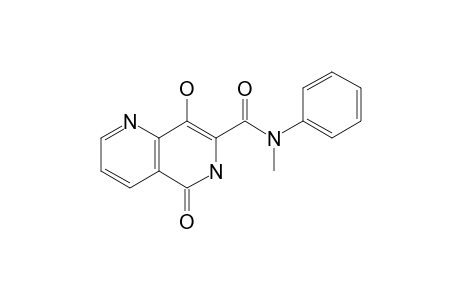 8-HYDROXY-1,6-NAPHTHYRIDIN-5-(6H)-ONE-7-N-METHYL-N-PHENYL-CARBOXAMIDE
