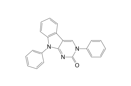 2H-Pyrimido[4,5-b]indol-2-one, 3,9-dihydro-3,9-diphenyl-