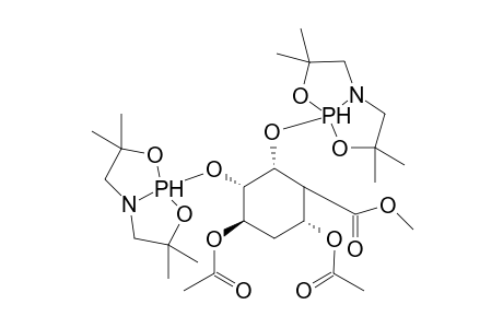 (1R,3R,4S,5R)-Methyl 1,5-Diacetoxy-3,4-di[3,3,7,7-tetramethyl-2,8-dioxa-5-aza-1-phospha(V)bicyclo[3.3.0]octyl-1-oxy]cyclohexanecarboxylate