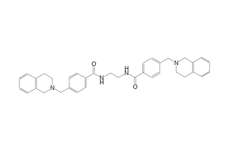 benzamide, 4-[(3,4-dihydro-2(1H)-isoquinolinyl)methyl]-N-[2-[[4-[(3,4-dihydro-2(1H)-isoquinolinyl)methyl]benzoyl]amino]ethyl]-