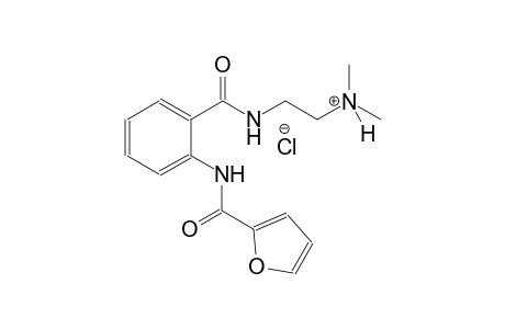 ethanaminium, 2-[[2-[(2-furanylcarbonyl)amino]benzoyl]amino]-N,N-dimethyl-, chloride