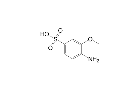 4-Amino-3-methoxy-benzenesulfonic acid