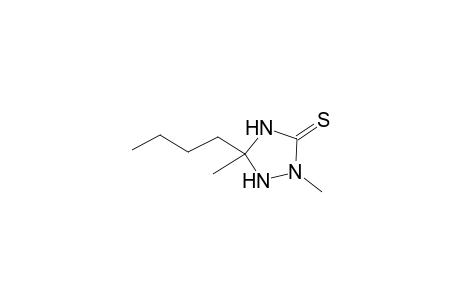1,2,4-triazolidine-3-thione, 5-butyl-2,5-dimethyl-