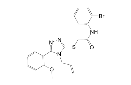 2-{[4-allyl-5-(2-methoxyphenyl)-4H-1,2,4-triazol-3-yl]sulfanyl}-N-(2-bromophenyl)acetamide