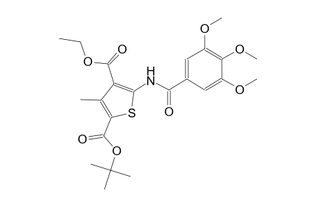 2-tert-butyl 4-ethyl 3-methyl-5-[(3,4,5-trimethoxybenzoyl)amino]-2,4-thiophenedicarboxylate