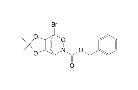 3-(Benzyloxycarbonyl)-1-bromo-5,6-O-isopropylidene-2-oxa-3-azabicyclo[2.2.2]oct-7-en-5,6-diol
