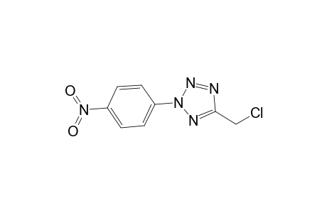 2H-Tetrazole, 5-(chloromethyl)-2-(4-nitrophenyl)-