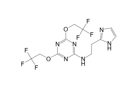 [4,6-Bis-(2,2,2-trifluoro-ethoxy)-[1,3,5]triazin-2-yl]-[2-(1H-imidazol-2-yl)-ethyl]-amine