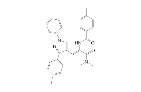 N-{(Z)-1-[(dimethylamino)carbonyl]-2-[3-(4-iodophenyl)-1-phenyl-1H-pyrazol-4-yl]ethenyl}-4-methylbenzamide
