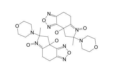 7-(N-MORPHOLINYL)-7-METHYL-8A-HYDROXY-4,5,8,8A-TETRAHYDRO-7-H-PYRROLO-[2.3-E]-BENZOFURAZAN-6-OXIDE