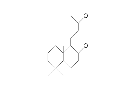 13-Desethyl-8-desmethyl-8,13-labdanedione