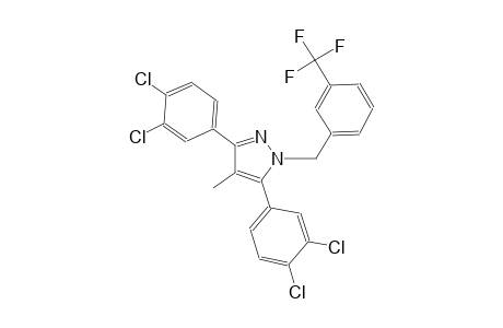 3,5-bis(3,4-dichlorophenyl)-4-methyl-1-[3-(trifluoromethyl)benzyl]-1H-pyrazole