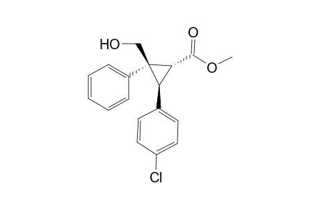 (1R,2R,3S)-3-(4-chlorophenyl)-2-(hydroxymethyl)-2-phenyl-1-cyclopropanecarboxylic acid methyl ester