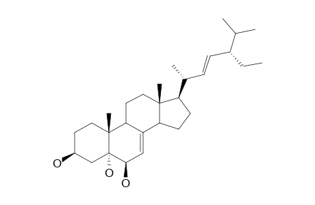 (3S,5R,6R,10R,13R,17R)-17-[(E,2R,5S)-5-ethyl-6-methylhept-3-en-2-yl]-10,13-dimethyl-1,2,3,4,6,9,11,12,14,15,16,17-dodecahydrocyclopenta[a]phenanthrene-3,5,6-triol