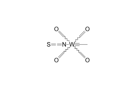 trans-Tetracarbonyl-isothiocyanato(methylcarbyne)tungsten