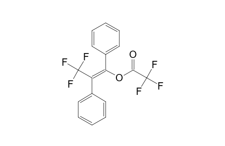 1-(TRIFLUOROMETHYL)-2-(TRIFLUOROACETOXY)-1,2-DIPHENYLETHENE