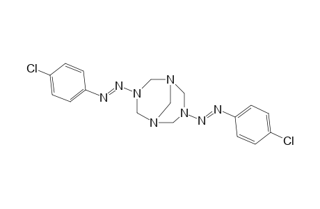3,7-bis[(p-chlorophenyl)azo]-1,3,5,7-tetraazabicyclo[3,3,1]nonane
