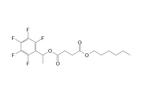 Succinic acid, hexyl 1-(pentafluorophenyl)ethyl ester