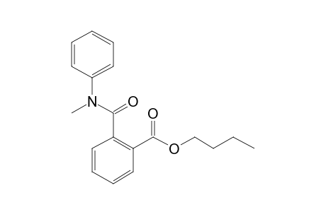 Phthalic acid, monoamide, N-methyl-N-phenyl-, butyl ester