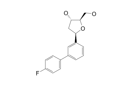1,2-DIDEOXY-1-BETA-[3-(4-FLUOROPHENYL)-PHENYL]-D-RIBOFURANOSIDE