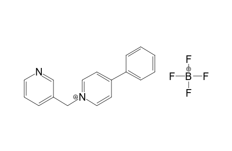 4-Phenyl-1-(3-pyridylmethyl)pyridinium tetrafluoroborate