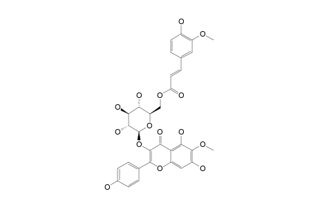 6-METHOXYKAEMPFEROL-3-O-(6-E-FERULOYL)-BETA-D-GLUCOPYRANOSIDE