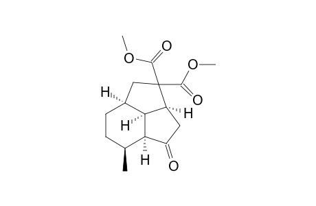 (2a.alpha.,4a.alpha.,5.beta.,7a.alpha.,7b.alpha.)-decahydro-5-methyl-4-oxo-1H-cyclopenta[cd]indene-2,2-di(methoxycarbonyl)