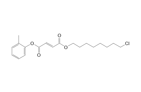 Fumaric acid, 2-methylphenyl 8-chlorooctyl ester