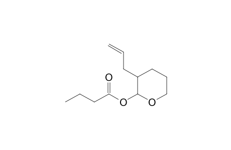 2-Butanoyloxy-3-(2-propenyl)tetrahydropyran