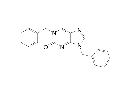 1,9-Dibenzyl-1,9-dihydro-6-methyl-2H-purin-2-one