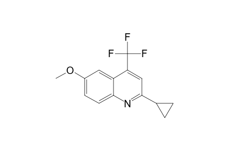 2-CYCLOPROPYL-4-TRIFLUOROMETHYL-6-METHOXYQUINOLINE