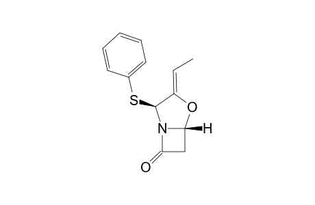 E- and Z- isomers of (2S,5R)-3-ethylidene-2-phenylthio-4-oxa-1-azabicyclo[3.2.0]heptan-7-one