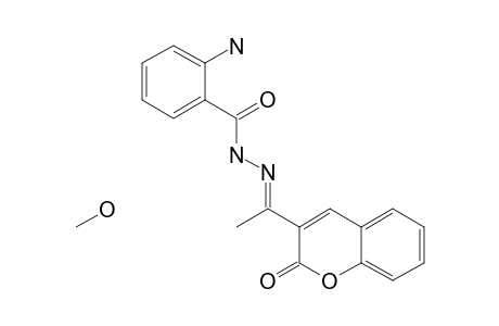 3-ACETYLCOUMARIN-ORTHO-AMINOBENZOYLHYDRAZONE