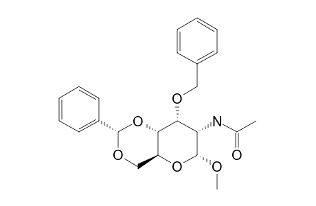 METHYL-2-ACETAMIDO-3-O-BENZYL-4,6-O-BENZYLIDENE-2-DEOXY-ALPHA-D-ALLOPYRANOSIDE