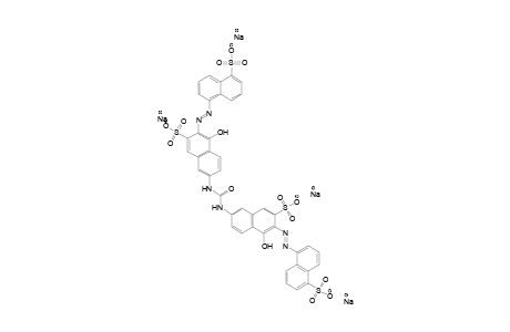 1-Naphthalenesulfonic acid, 5,5'-[carbonylbis[imino(1-hydroxy-3-sulfo-6,2-naphthalenediyl)azo]]bis-, tetrasodium salt