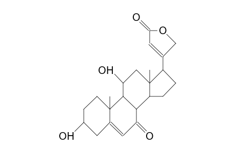 17b-(2,5-Dihydro-5-oxo-3-furyl)-3b,11a-dihydroxy-androst-5-en-7-one
