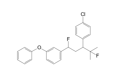 1-chloro-4-[1,4-difluoro-4-methyl-1-(3-phenoxyphenyl)pentan-3-yl]benzene