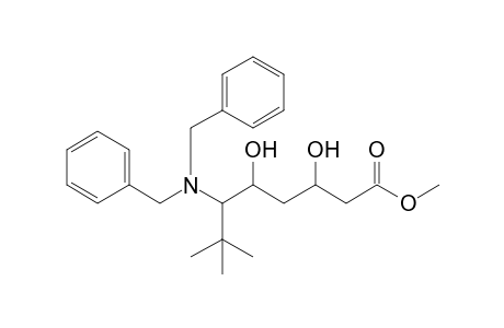 Methyl 6-(dibenzylamino)-3,5-dihydroxy-7,7-dimethyloctanoate