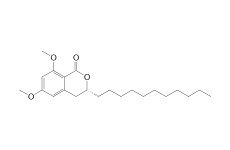 (3R)-6,8-DIMETHOXY-3-UNDECYL-3,4-DIHYDROISOCOUMARIN