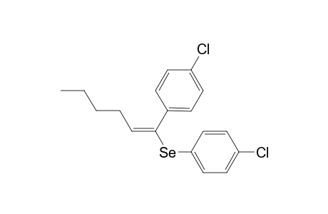 (E)-1-(4-Chlorophenyl)-1-(4-chlorophenylseleno)-1-hexene