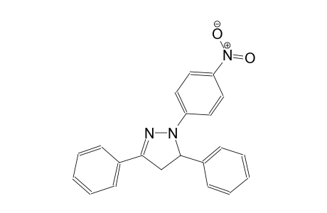 1H-pyrazole, 4,5-dihydro-1-(4-nitrophenyl)-3,5-diphenyl-