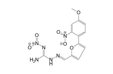 5-(4-methoxy-2-nitrophenyl)-2-furaldehyde [(E)-amino(2,2-dioxido-2lambda~1~-diazanylidene)methyl]hydrazone
