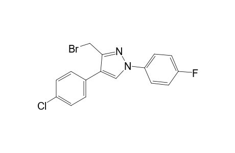 3-(bromomethyl)-4-(p-chlorophenyl)-1-(p-fluorophenyl)pyrazole