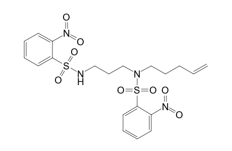 2-Nitro-N-[3-[(2-nitrophenyl)sulfonyl-pent-4-enyl-amino]propyl]benzenesulfonamide