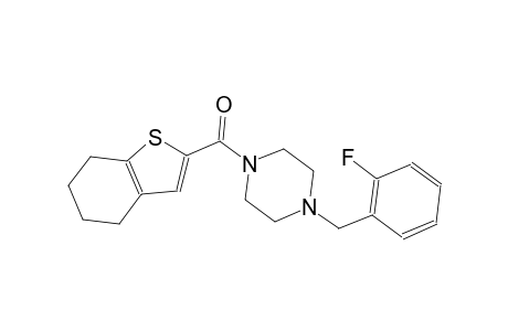 1-(2-fluorobenzyl)-4-(4,5,6,7-tetrahydro-1-benzothien-2-ylcarbonyl)piperazine