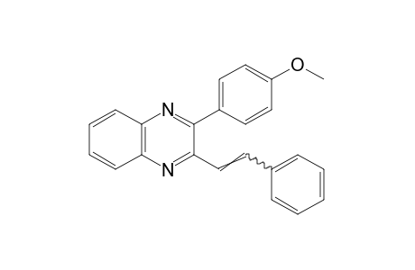 3-(p-methoxyphenyl)-2-styrylquinoxaline