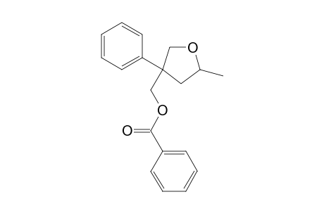 (5-methyl-3-phenyl-tetrahydrofuran-3-yl)methyl benzoate